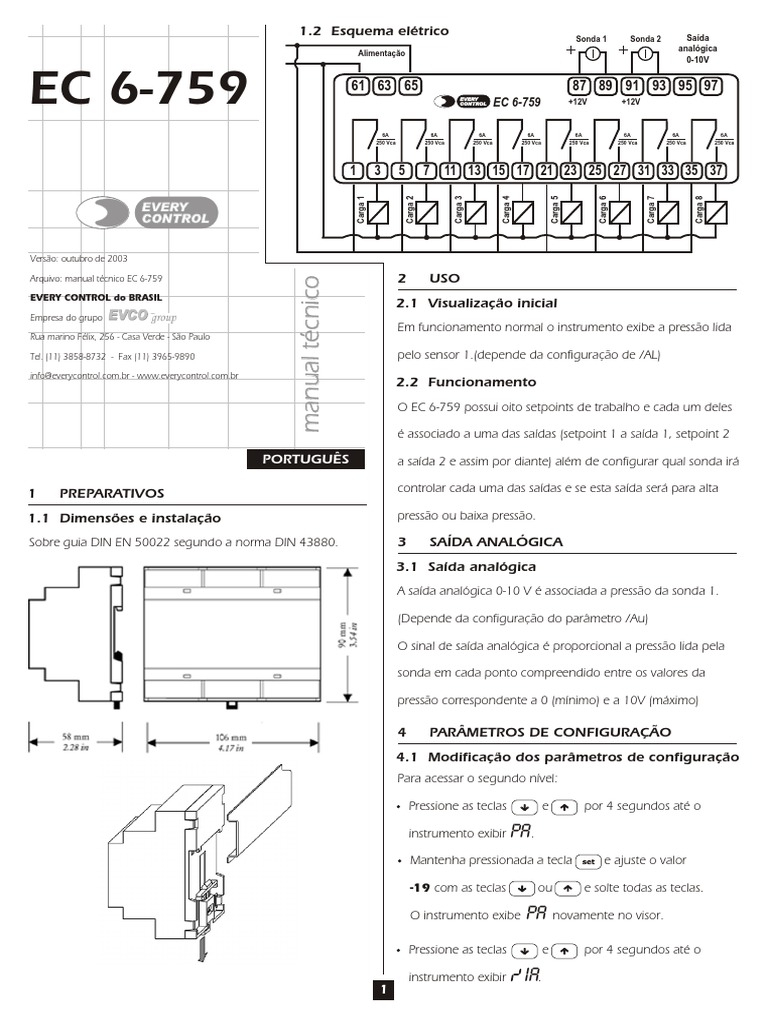 EC 6-759 (2) Controlador Every Control | PDF