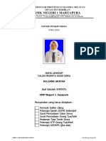 Formulir Daftar Ulang Pmpa 2021 Auliana Arifah