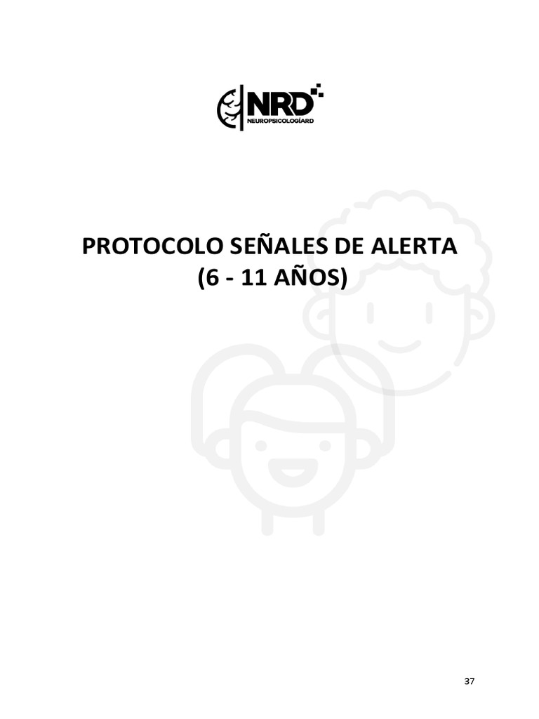 5 Señales de Alerta en Niños | PDF