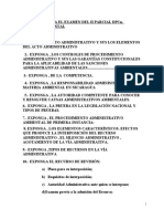 Preguntas de Examen Ii Parcial Actos Administrativos y Recursos Del Medio Ambiente