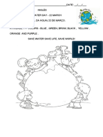 Dia Mundial da Água - Cores e Importância