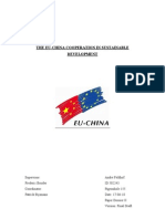 The EU-China cooperation in sustainable development