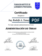 Certificado Administ-Obras Tamayo