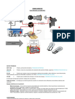 Sistema eléctrico automotriz: batería, caída de tensión y consumidores