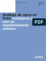 Flyer Analisis de Agua 8905 - Análisis de Agua en Línea Compacto y Con Un Mante