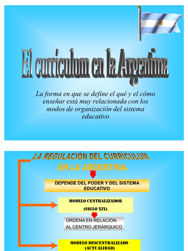 Análisis del Currículum Educativo en Argentina | PDF | Plan de estudios ...