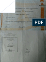 Diploma Aline Da Silva Soares Novais