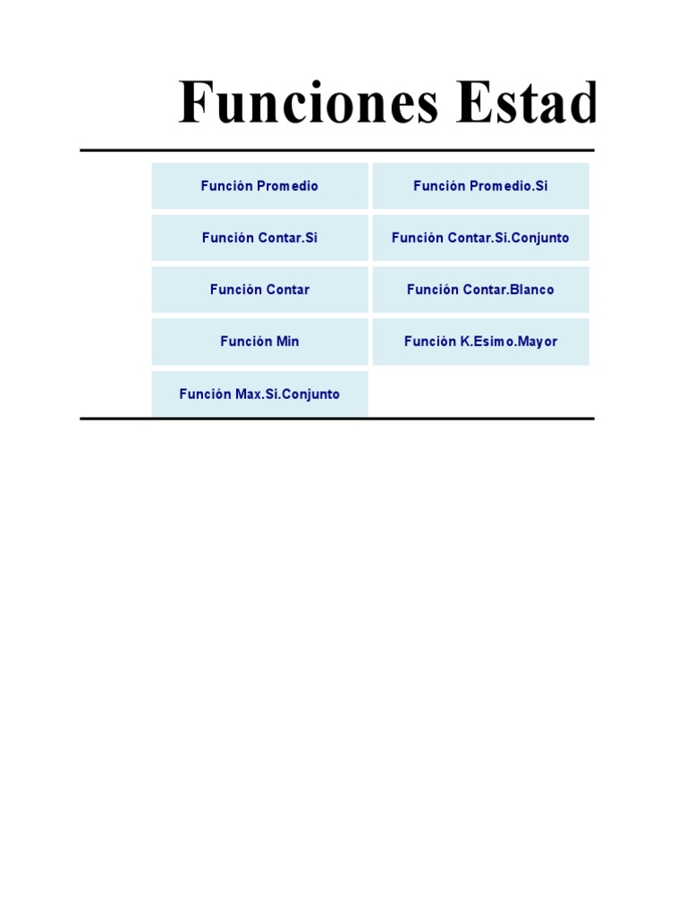 Funciones de Promedio en Excel | PDF | Office Suites para Windows ...