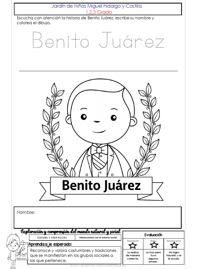 benito-juarez-actividades-pdf-evaluaci-n-aprendizaje