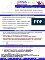 Formulario Participación Rally