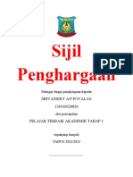 Sijil Penghargaan HAC 2022, 2023