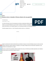 Noticia Relacionada Exposición Policía Retuvo A Hombre 26 Horas Dentro de Una Patrulla (Garantías Constitucionales)