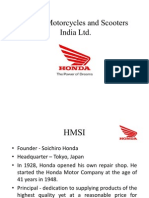 Honda Motorcycles and Scooters India LTD