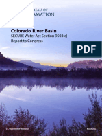 Colorado River Basin SECURE Water Act Report Summary