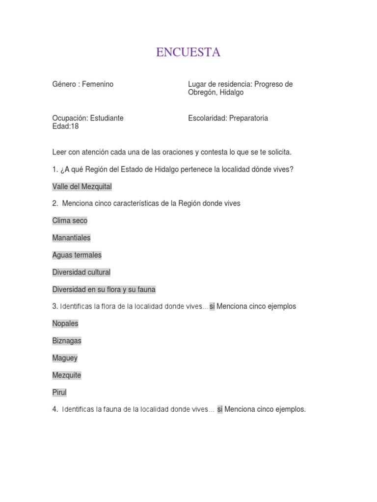 Flora y Fauna del Valle del Mezquital | PDF | Fauna | Entorno natural