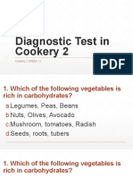 Diagnostic Test in Cookery 2