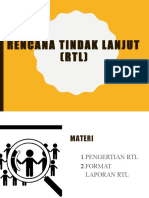 Rencana Tindak Lanjut (RTL)