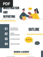 Incident Investigation and Reporting