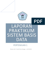 Laporan Praktikum 1 - SBD