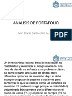 ANÁLISIS DE RIESGO EN PORTAFOLIOS