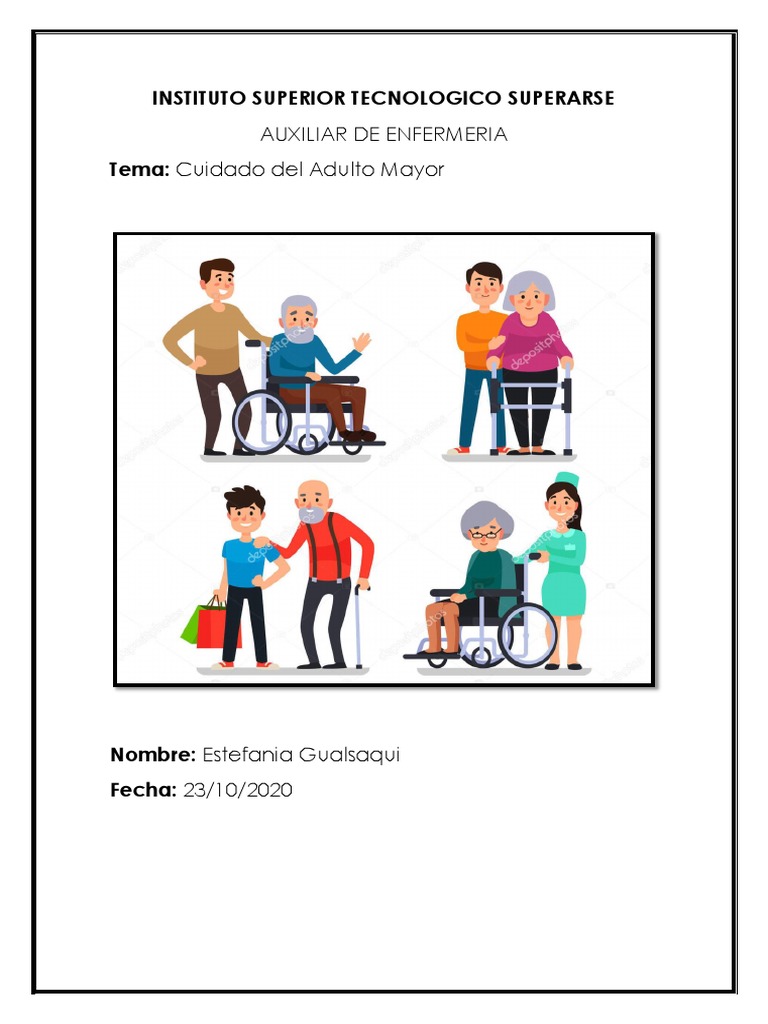 Cuidado del Adulto Mayor en Adultez Tardía | PDF | Vejez | Adultos