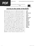Download Journey to the Center of The Earth Word Search by wwwgetenglishlessonscom SN6244811 doc pdf