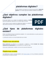 pLATAFORMA DIGITALES