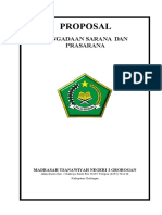 Proposal Pengadaan Sarana Dan Prasarana