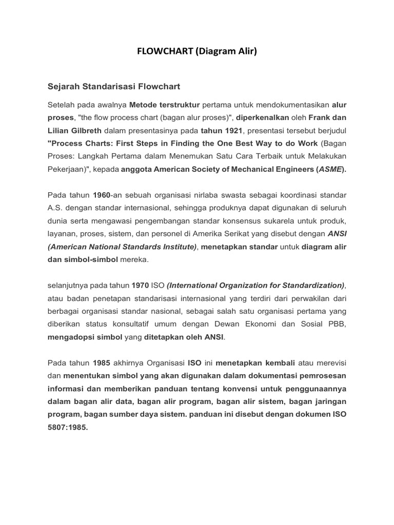 Flowchart Algoritma Pdf Komputer Teknologi Rekayasa
