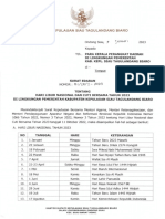 Surat Edaran Hari Libur Nasional Dan Cuti Bersama Tahun 2023 Sitaro