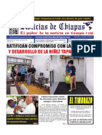 Periódico Noticias de Chiapas, Edición Virtual Miércoles 08 de Febrero de 2023