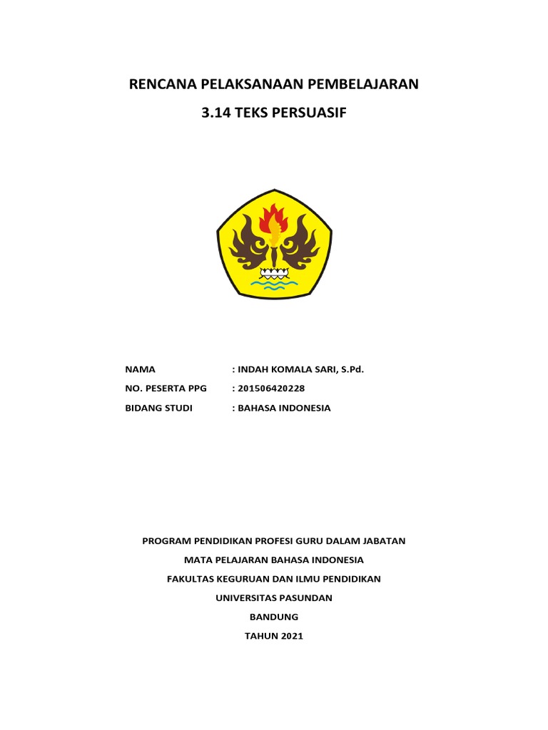 Rencana Pembelajaran Teks Persuasif | PDF