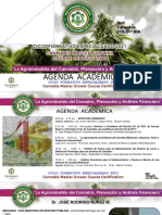 Agenda Academica Seminario La Agroindustria Del Cannabis, Planeación y Analisis Fiannciero 2021