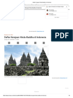 Daftar Kerajaan Hindu-Buddha Di Indonesia