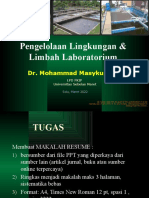 10 Pengelolaan Lingkungan & Limbah Laboratorium - Masykuri