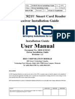 IRIS SCR21U Smart Card Reader Driver Installation Guide