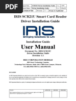 IRIS SCR21U Smart Card Reader Driver Installation Guide