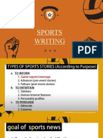 Sports Writing