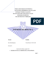 Informe de Bioetica