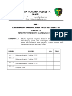 1.1.1 - Pendirian Faskes Primer - Lembar Kendali