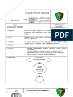 Sop Evaluasi Struktur Organisasi