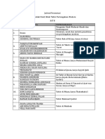 Jadwal Presentasi 