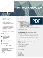 Tuti Paramida S.M: Personal Profile Career