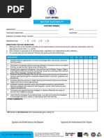 (Appendix C-02) COT-RPMS Rating Sheet For T I-III For SY 2022-2023 ...