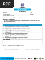 (Appendix C-02) COT-RPMS Rating Sheet For T I-III For SY 2022-2023 ...