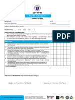 (Appendix C-05) COT-RPMS Rating Sheet For MT I-IV For SY 2022-2023
