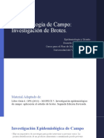 UV Epidemiología de Campo, Estudio de Brotesactuali