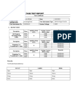 MV Cable High Voltage Test Report