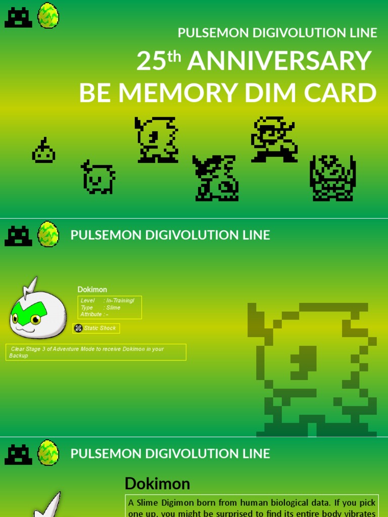 Pulsemon Digivolution Line Overview | PDF