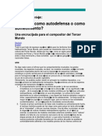 Coriún Aharonián - ¿Otredad Como Autodefensa o Como Sometimiento